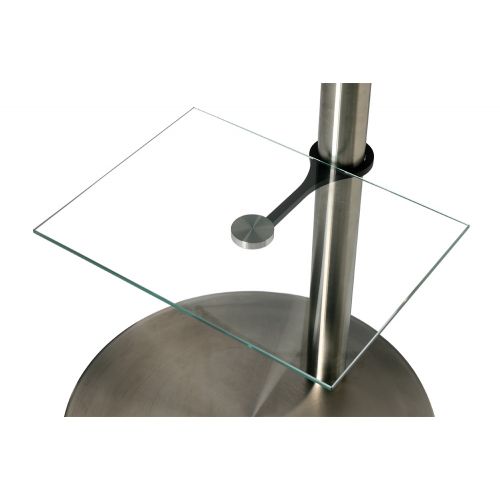 Glasplaat transparant 40x30cm voor 60mm kolom