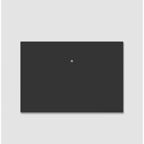 VOET 58x40 CM RECHTHOEKIG ZWART STAAL