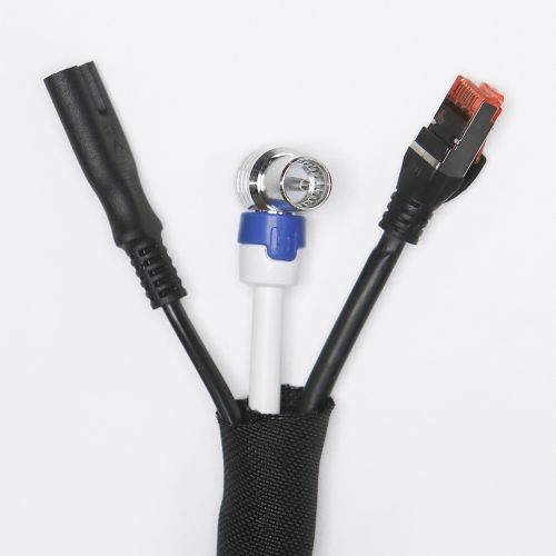 Kabelsok 19mm x 100cm - Zwart