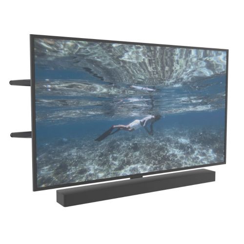 Draaibare Tv Muurbeugel met Universele Multifit Soundbar Beugel voor  42  - 70 Inch Televisie 