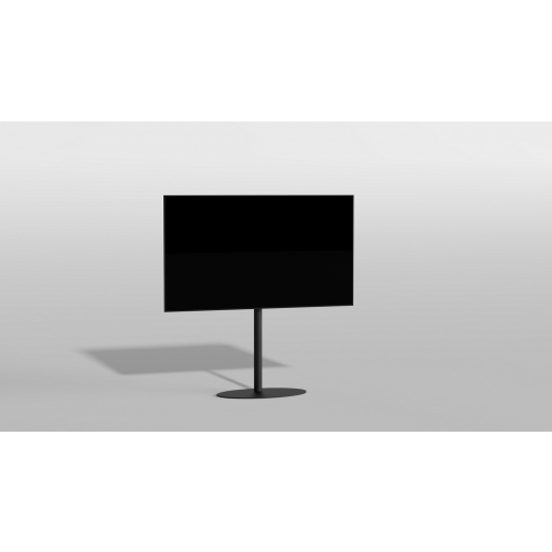 Vloerstandaard ELLIPS zwart 120 cm MULTIFIT VESA 100x100 tot 400x400