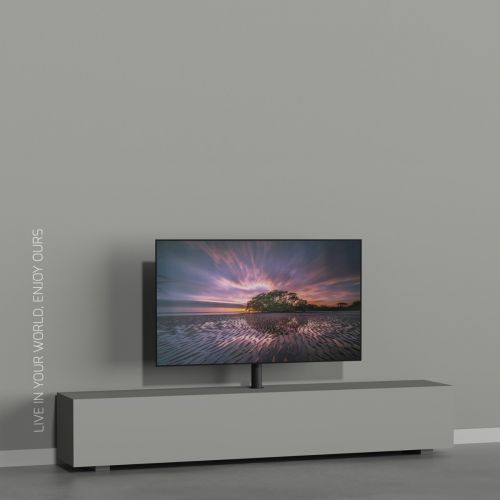 Standaard voor meubel MOUNT zwart 150 cm VESA 400x200