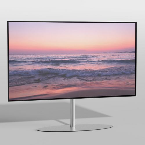 Vloerstandaard ORBIT rvs 100 cm VESA 100x100