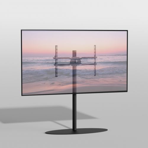 Vloerstandaard ORBIT zwart 120 cm VESA 600x400