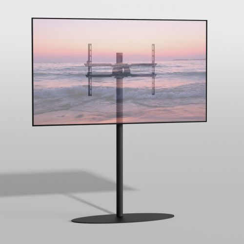 Vloerstandaard ORBIT zwart 150 cm VESA 600x400