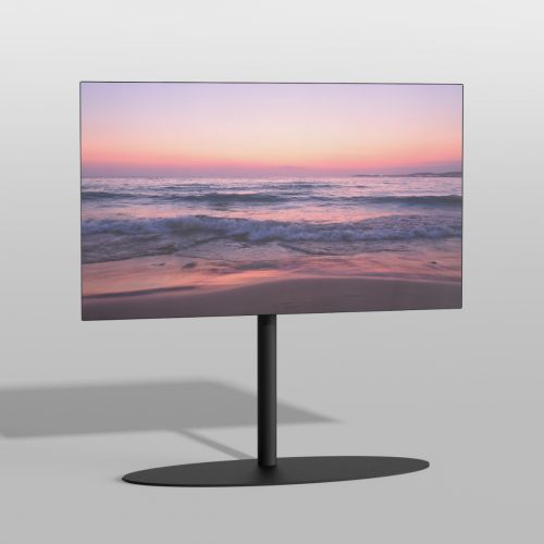 Vloerstandaard ORBIT zwart 80 cm VESA 100x100