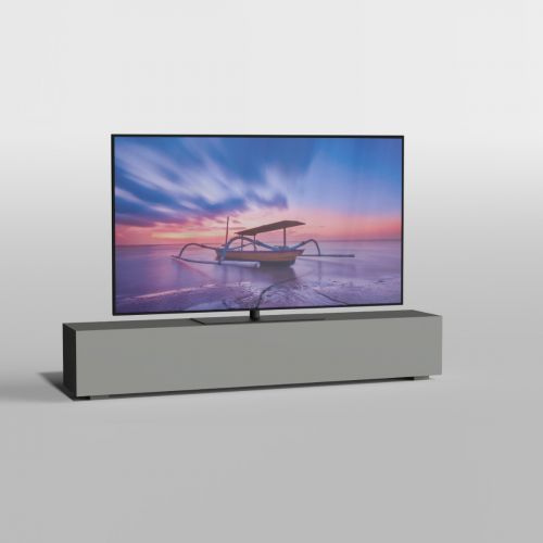 TV standaard SOLID zwart 80cm MULTIFIT VESA 100x100 tot 400x400