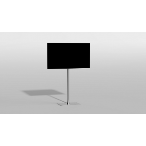 Vloerstandaard SQUARE rvs 150 cm MULTIFIT VESA 100x100 tot 400x400