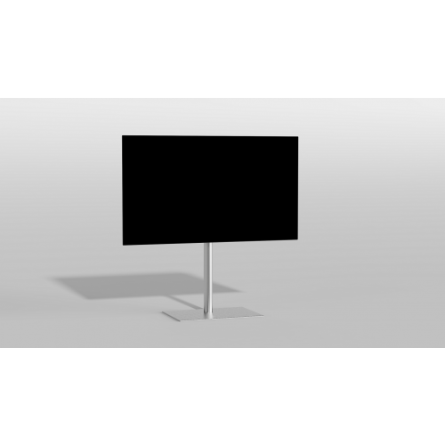 Vloerstandaard SQUARE rvs 80 cm MULTIFIT VESA 100x100 tot 400x400