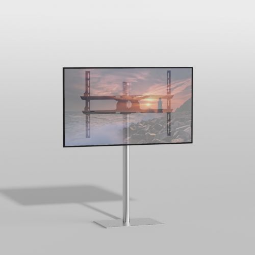Vloerstandaard TILE rvs 100 cm VESA 600x400