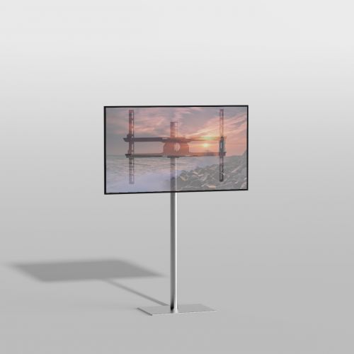 Vloerstandaard TILE rvs 120 cm VESA 600x400