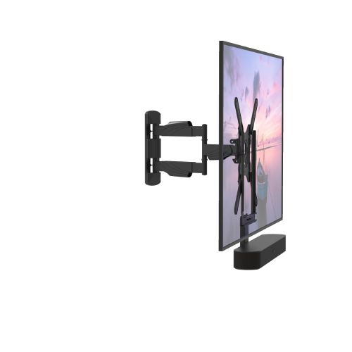 TV Muurbeugel SINGLE zwart met soundbarbeugel voor Sonos BEAM