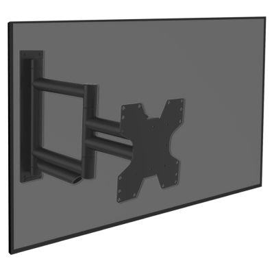 Premium Draaibare Tv Beugel Trendy Zwart Staal - Heavy Duty - 26 - 65 Inch